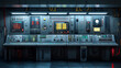 © Realis - Futuristic control room interior