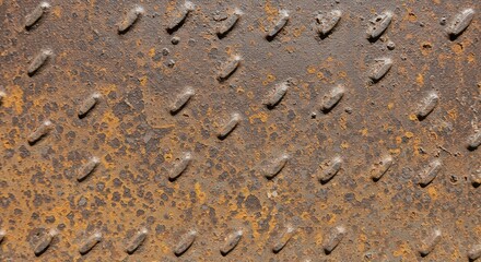 Aufkleber - Rusty Metal Plate Texture