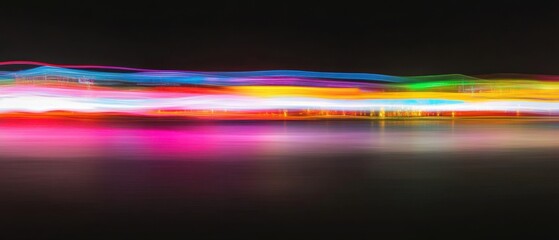 Wall Mural - abstract light painting photography showcasing vibrant colors and dynamic motion creating a modern a