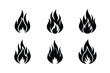 © mohor ali - set of fire icons