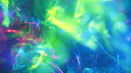 Wall Mural - particle wave background animation | flowing energy field in motion