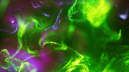 Wall Mural - particle wave background animation | flowing energy field in motion