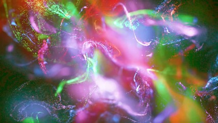 Wall Mural - Particle Wave Background Animation | Flowing Energy Field in Motion