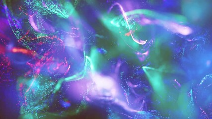 Wall Mural - particle wave background animation | flowing energy field in motion