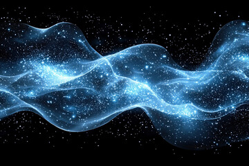 Wall Mural - a dynamic representation of sound waves, illustrating movement and rhythm in an abstract format.