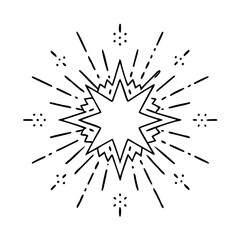 Wall Mural - retro burst icon, retro burst vector illustration-simple illustration of retro burst, perfect for re