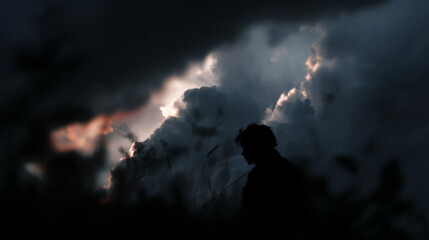 Wall Mural - shadow of the tempest.