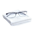 © I LOVE CUTE PNG`S - Neatly folded reading glasses cloth. Isolated white background. Png format