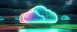 © artbot - Neon cloud storage