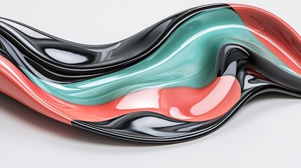 Wall Mural - a colorful object displayed on a white surface emphasizing the vibrancy and artistic design of the i