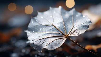 close up of beautiful detail of a leaf with abstract colorful background, graphic resource