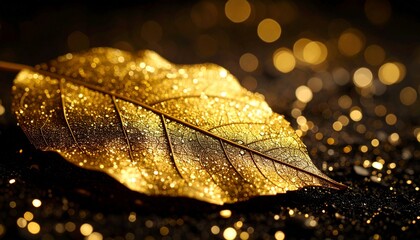 close up of beautiful detail of a leaf with abstract colorful background, graphic resource