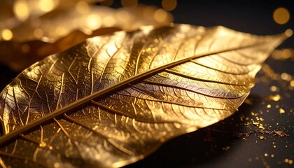 close up of beautiful detail of a leaf with abstract colorful background, graphic resource