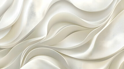 Wall Mural - abstract white wave texture background, swirling pattern, elegant design, ideal for website or prese
