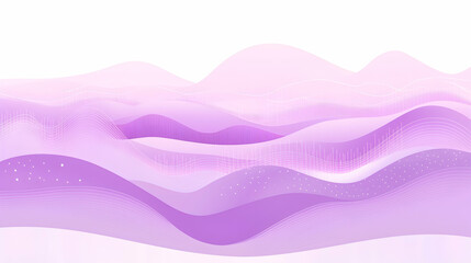 Wall Mural - abstract purple wave background; soft, flowing design for websites, presentations, or marketing