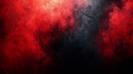 Wall Mural - red and black textured abstract background with slight grain ideal