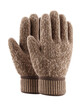 © Freedom in Life - Warm Knitted Gloves for Cold Weather Protection Stylish Winter Accessories Pair of Brown Gloves