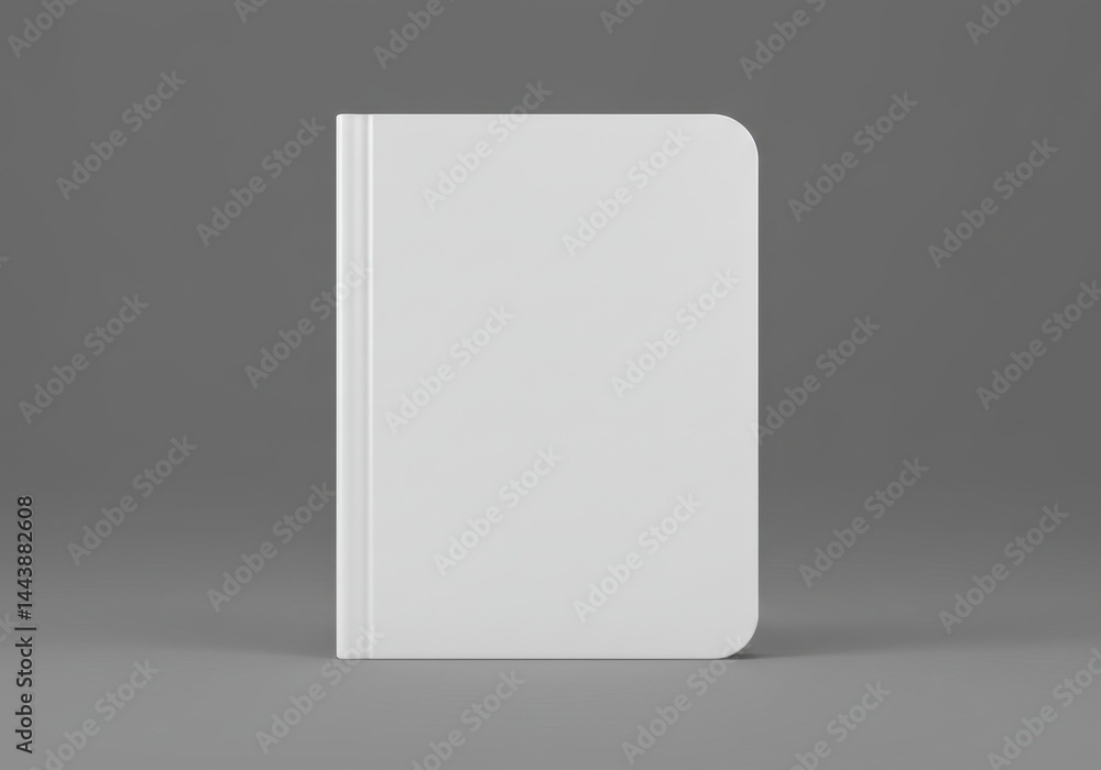Mockup Rounded Book Blank book mockup with rounded corner Stock Illustration | Adobe Stock