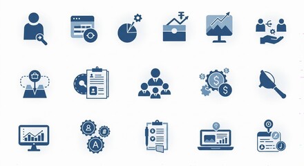 Business and Finance Icon Set