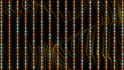 Wall Mural - beautiful luxury and sparkling particles space floor for oscar award ceremony event, digital art, mo