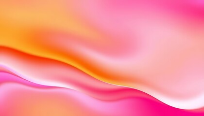 Abstract vibrant orange to pink gradient background, smooth texture, flowing design, ombre, style
