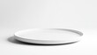 © Kaminashi Nozomi - Large White Serving Plate Minimalist Design High-Resolution Studio Lighting Overhead Full Shot Subtle Texture Empty Presentation Neutral Background Clean Aesthetic Website Product Imagery