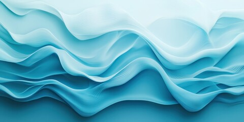 Wall Mural - light blue gradient background with space for text or logos.