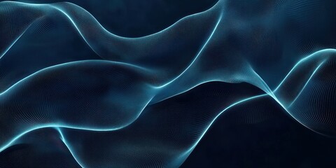 Wall Mural - modern abstract background featuring a gradient from dark blue to petrol with a textured noise overl