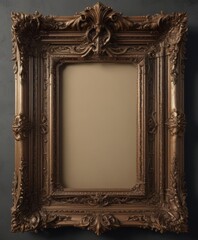 Wall Mural - Intricate Victorian-style frames, ornate details ,  svg,  design