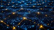 © scrollstudio - Abstract digital network with glowing nodes and lines.
