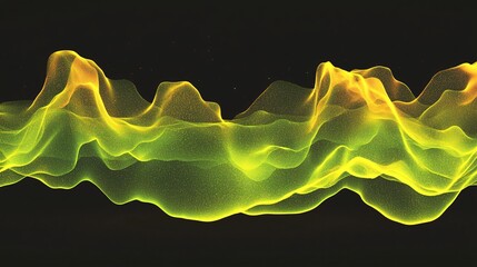 Wall Mural - mesmerizing wave of light flowing through the darkness creating a beautiful celestial display of ene