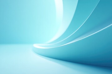 Wall Mural - capture serene dance of dynamic light in minimalistic composition