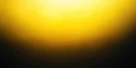 Wall Mural - minimalist abstract background with a smooth gradient from black to bright yellow, accented by metal