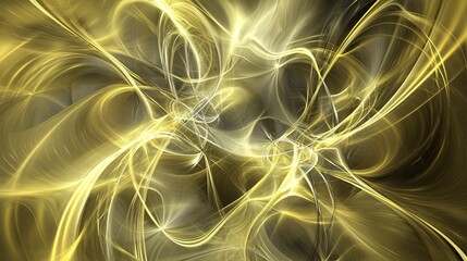 Wall Mural - a striking background featuring bold yellow and black colors merging together creating an eye-catchi
