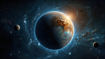 earth in space