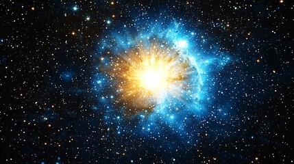 Wall Mural - singular star illuminating the twilight sky with a gentle glow creating a serene and tranquil cosmic