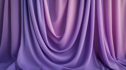 Poster - Draped purple and pink fabric background texture.