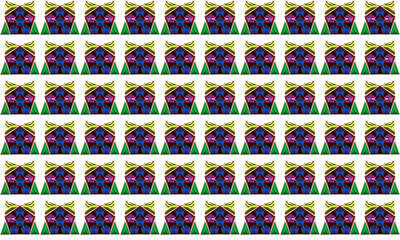 seamless geometric pattern with geometric shapes