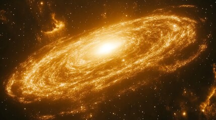 Wall Mural - a gigantic black hole is situated in a dynamic cosmic scene, where it consumes stars, forming a swir