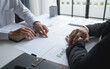 © mojo_cp - Business investor analyzing a valuation data forecast a investment project