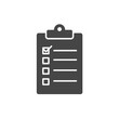 © Shahid - Checklist Icon: A simple yet effective checklist icon, symbolizing organization, task management, and goal achievement.  Perfect for websites, apps, and presentations.