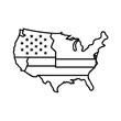 © Sayem - usa icon icon, usa icon vector illustration-simple illustration of usa icon, perfect for usa icon logos and icons