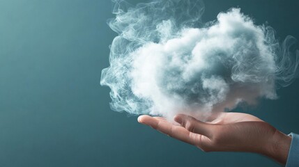 dynamic visual representation showcasing cloud-based banking solutions with scalable digital infrast