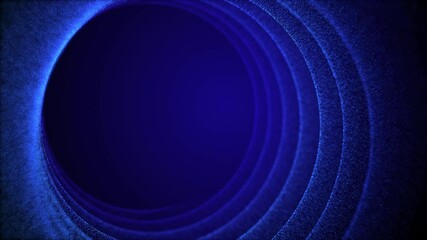 Wall Mural - sci-fi particle portal background -blue cosmic tunnel loop 4k