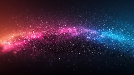 Wall Mural - Twinkling stars and ethereal glow illuminating the vast expanse of space