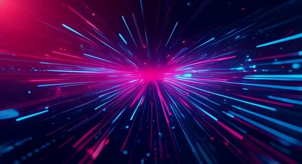 Wall Mural - futuristic background neon lights