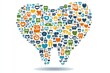 © AHNH2 - Colorful Heart Shape Made of Dental Icons and Symbols for Health