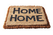 © Maria - Welcome Home Natural Coir Doormat Textured Brown Rug Cozy Warm Floor Beige Decor House Design Rustic on transparent background