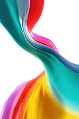 Wall Mural - colorful gradient wave streak with dynamic flow and vibrant hues