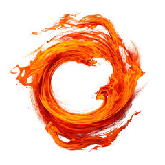 Wall Mural - dynamic spiraling flame effect with vibrant fire swirl motion